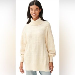 Lucky Brand ☘️ Long Sleeve Turtleneck Textured Knit Sweater